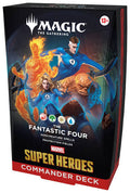 MTG Marvel Super Heroes The Fantastic Four Commander deck, foil borderless Mister Fantastic commander, factory sealed — PlayVault UAE