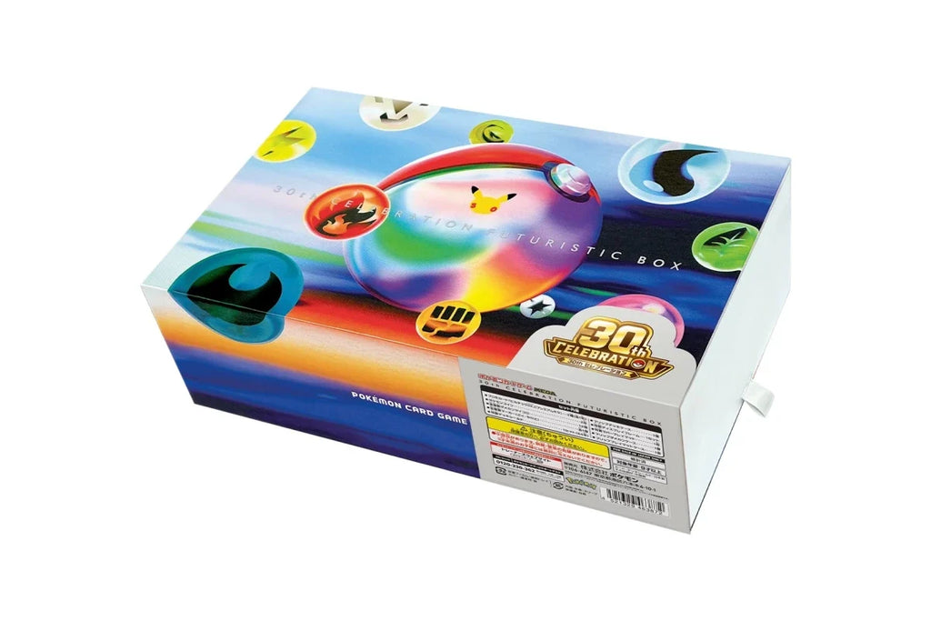 30th Celebration Futuristic Box (Japanese), Pokémon TCG 30th Anniversary supply set, factory sealed — PlayVault UAE