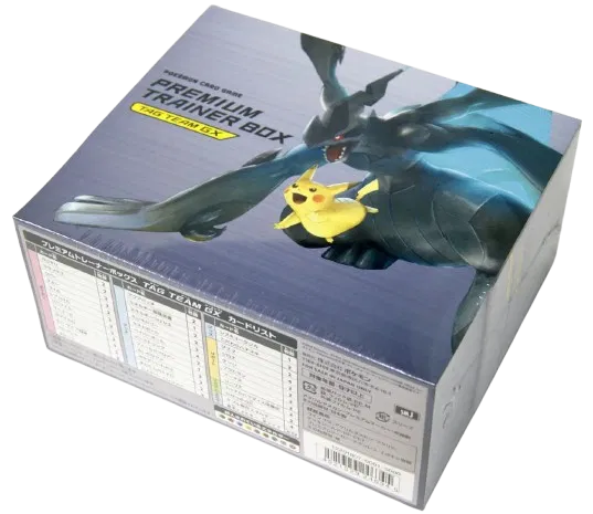 Pokémon TCG TAG TEAM GX Premium Trainer Box, Tag Bolt, Japanese, factory sealed — PlayVault UAE