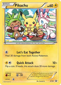 Pokémon Pikachu #XY95 promo, XY Black Star Promos, Heavily Played single — PlayVault UAE