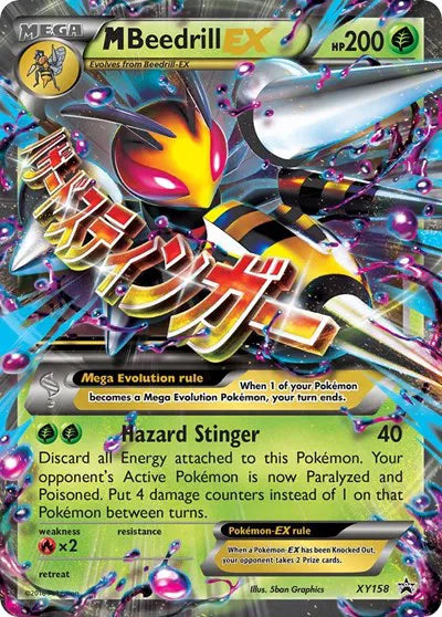 XY Promos M Beedrill EX XY158