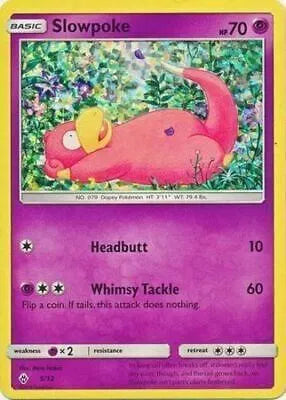 McDonald's Promo 2018 Slowpoke holo 5 - LP