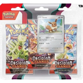 Obsidian Flames 3-pack blister with Eevee or Houndstone promo, sealed — PlayVault UAE