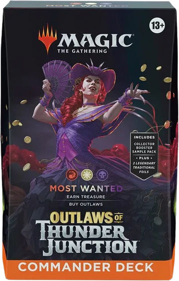 MTG Outlaws of Thunder Junction Commander Deck Most Wanted, factory sealed — PlayVault UAE