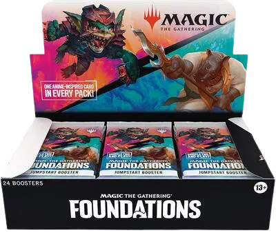 Magic The Gathering Foundations Jumpstart booster display, factory sealed — PlayVault UAE