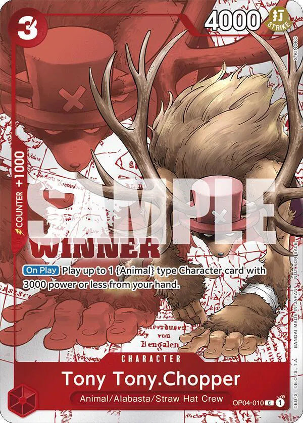 OP04-010 Tony Tony.Chopper (Winner Pack 2024 Oct.-Dec.)