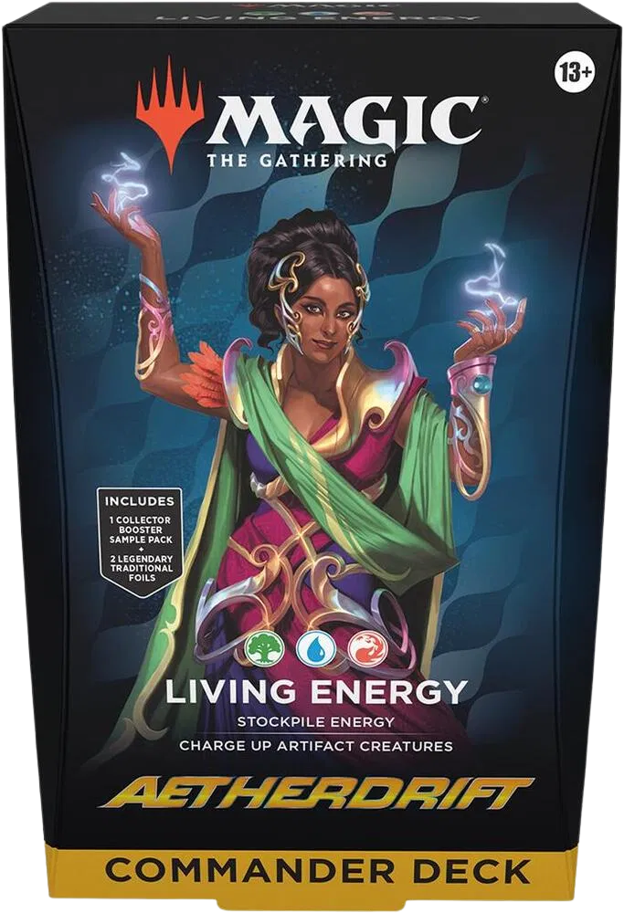MTG Aetherdrift Commander Deck Living Energy, factory sealed — PlayVault UAE