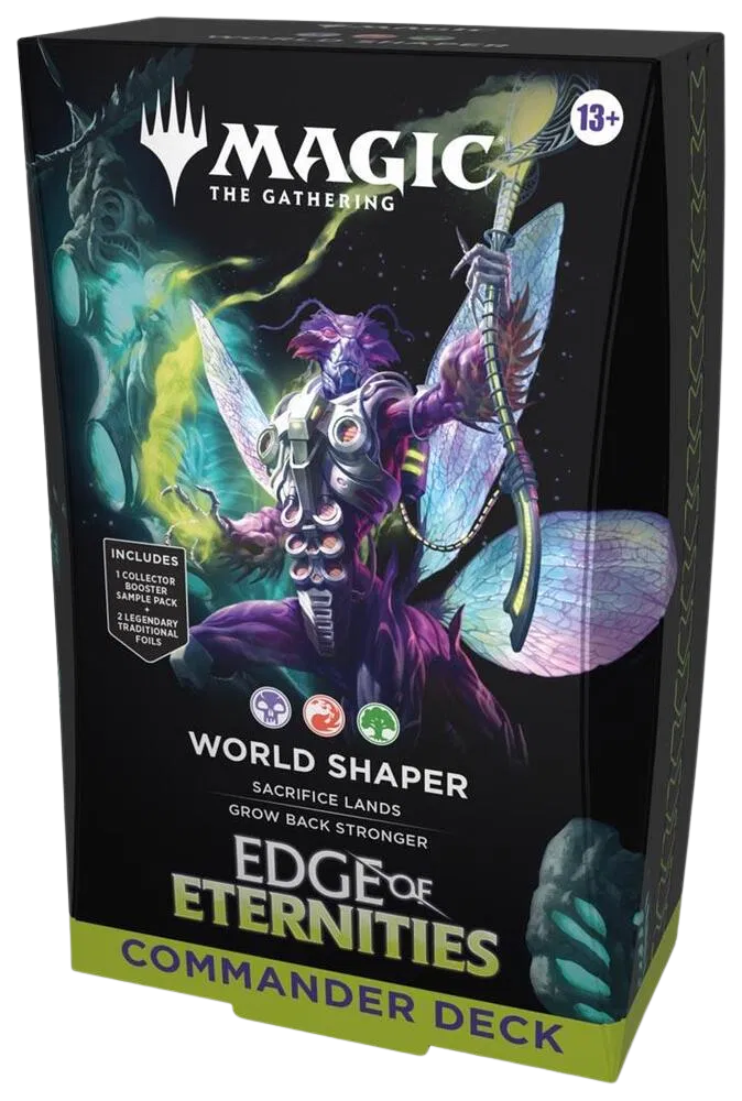 MTG Edge of Eternities Commander Deck World Shaper, factory sealed — PlayVault UAE