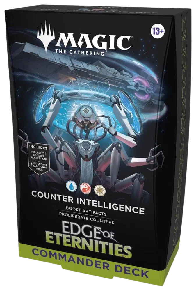 MTG Edge of Eternities Commander Deck Counter Intelligence, factory sealed — PlayVault UAE