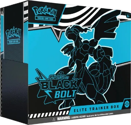 Black Bolt Elite Trainer Box, sealed with a tear in the shrink wrap — PlayVault UAE