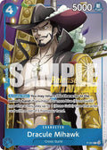 P-081 Dracule Mihawk OP11 Release Event Winner — One Piece TCG single card, PlayVault UAE