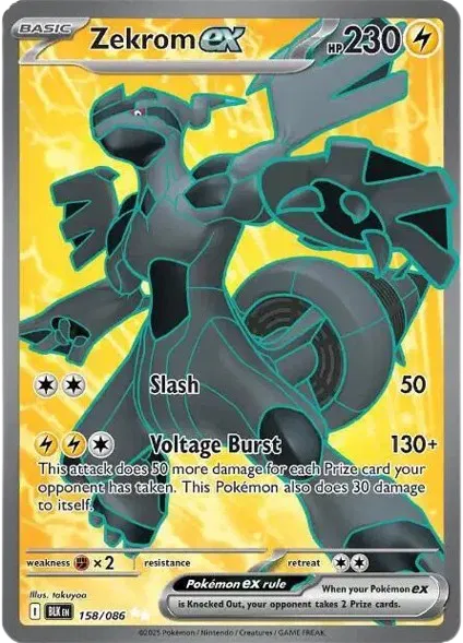 Black Bolt Zekrom ex 158/086