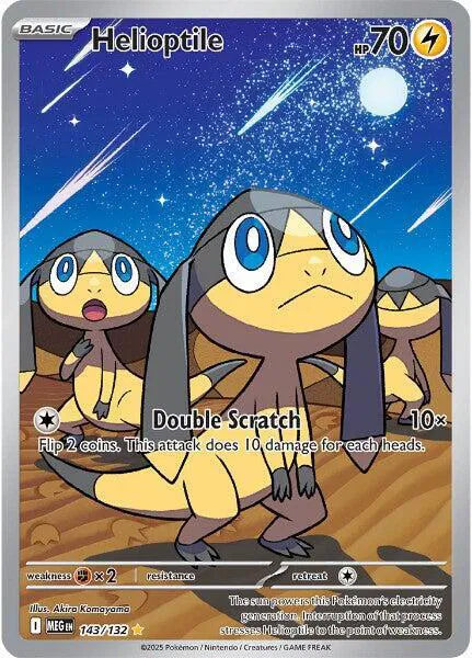 Mega Evolution Helioptile 143/132