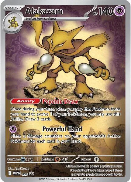 Mega Evolution Promo Aalakazam 9