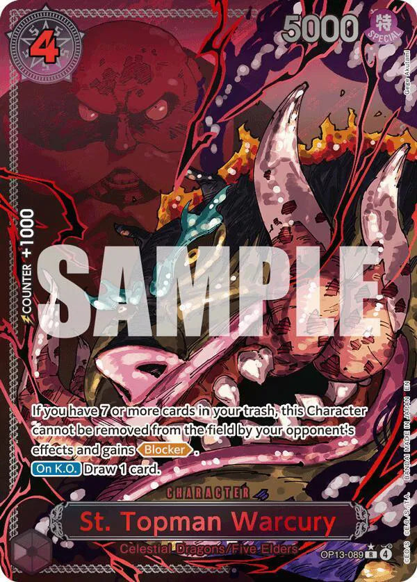 OP13-089 St. Topman Warcury Alt Art