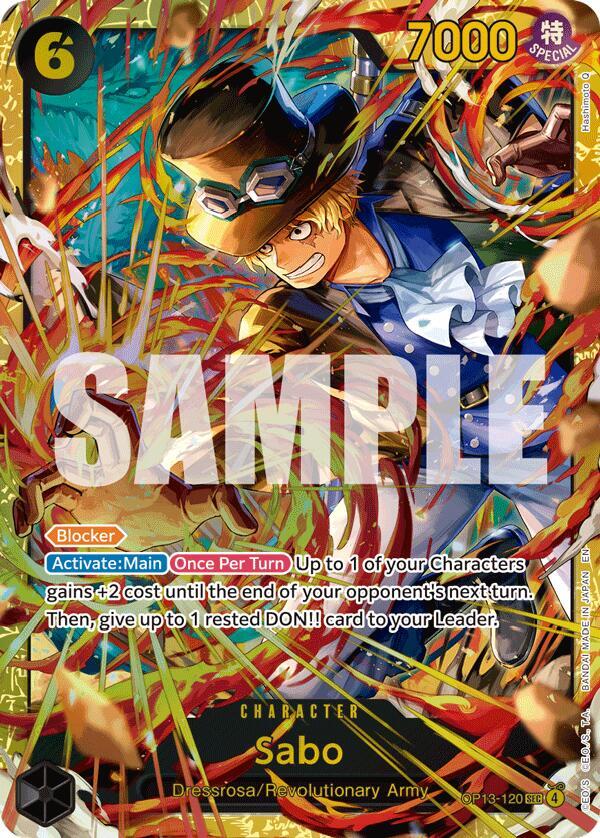 OP13-120 Sabo — One Piece TCG single card, PlayVault UAE
