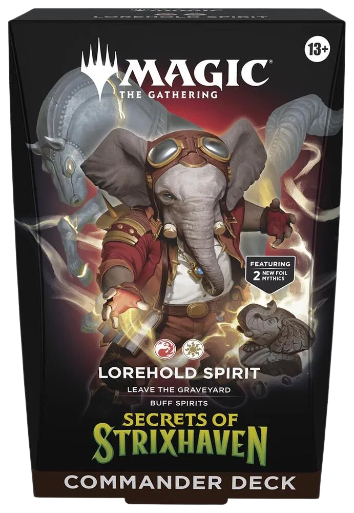 MTG Secrets of Strixhaven Commander Deck Lorehold Spirit, factory sealed — PlayVault UAE