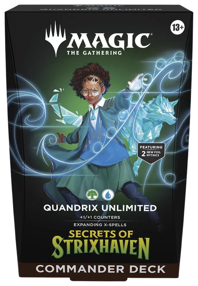 MTG Secrets of Strixhaven Commander Deck Quandrix Unlimited, factory sealed — PlayVault UAE