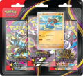 Pokemon TCG Mega Evolution Pitch Black 3-pack blister, Binacle foil promo, factory sealed — PlayVault UAE