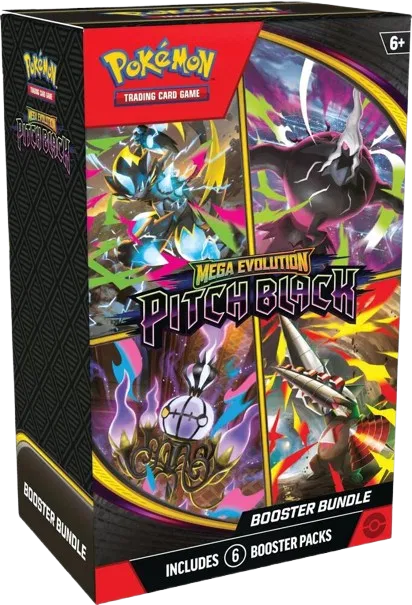 Pokémon TCG Pitch Black Booster Bundle, 6 packs, Darkrai ex, factory sealed — PlayVault UAE