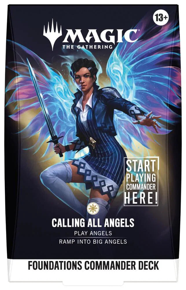 MTG Foundations Commander Deck Calling All Angels, factory sealed — PlayVault UAE