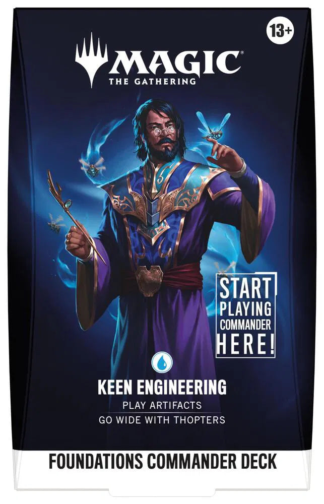 MTG Foundations Commander Deck Keen Engineering, factory sealed — PlayVault UAE
