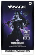 MTG Foundations Commander Deck Wretched Ranks, factory sealed — PlayVault UAE