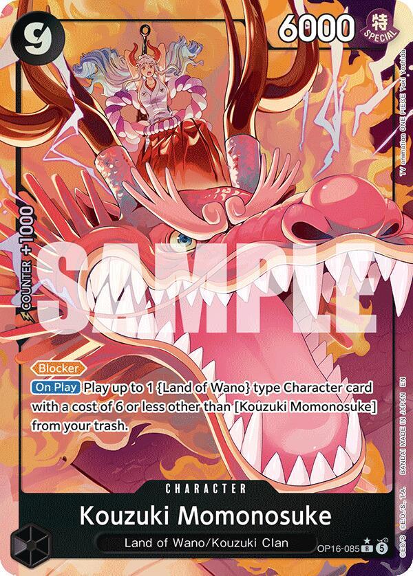 OP16-085 Kouzuki Momonosuke Alt Art