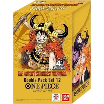 Double Pack Set Vol. 12 (DP-12) | The World's Strongest Warriors [OP-17] | 2 Booster Packs + Exclusive DON!! Card