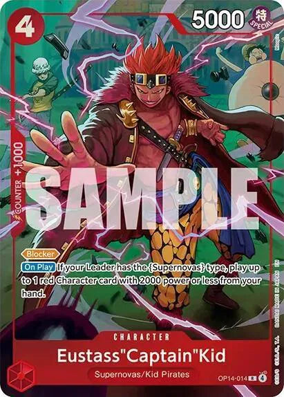 OP14-014 Eustass"Captain"Kid (One Piece Card Game Illustration Box Vol. 8)