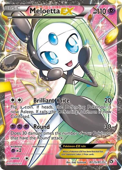 Legendary Treasures: Radiant Collection Meloetta Ex RC25 - MP