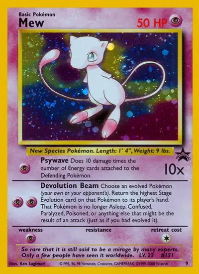 WoTC Promo Mew 9 LP