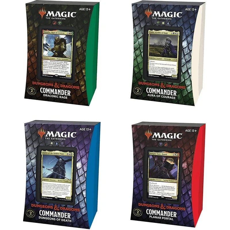 MTG Adventures in the Forgotten Realms Commander Decks Set of 4, factory sealed — PlayVault UAE