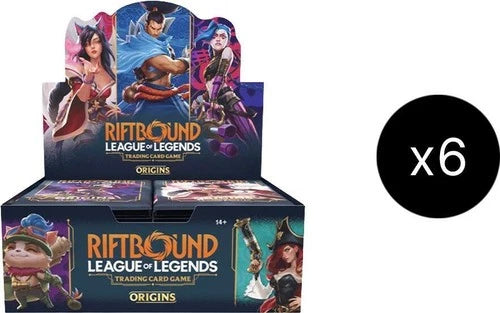Riftbound League of Legends TCG Origins booster case, factory sealed — PlayVault UAE