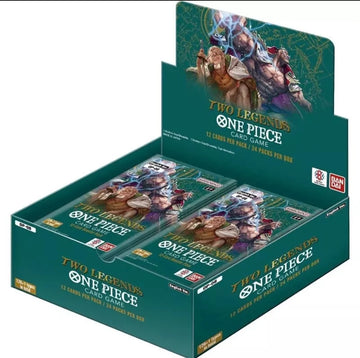One Piece OP-08 Two Legends English booster box, factory sealed — PlayVault UAE