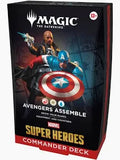 MTG Marvel Super Heroes Avengers Assemble Commander deck, foil borderless Captain America commander, factory sealed — PlayVault UAE